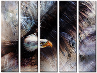 Tableau  5 panneaux