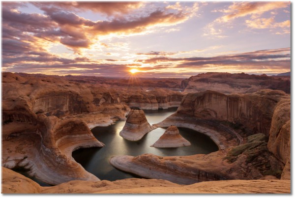 tableau sur toile, autres-paysages, beige, canyons, etats-unis, gris, marron, orange, paysages, rochers, sepia