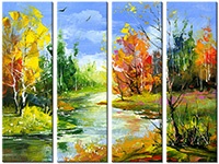 Tableau  4 panneaux