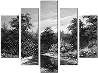 Tableau  5 panneaux