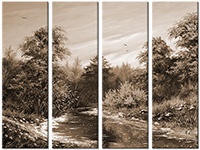 Tableau  4 panneaux