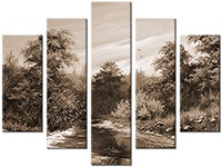 Tableau  5 panneaux
