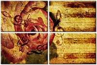 Tableau  4 panneaux