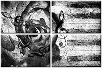 Tableau  4 panneaux