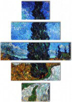 Tableau  5 panneaux