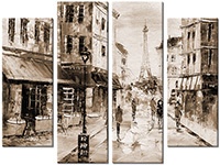 Tableau  4 panneaux