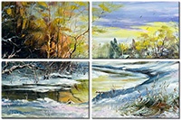 Tableau  4 panneaux