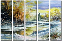 Tableau  5 panneaux