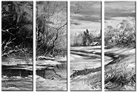 Tableau  4 panneaux