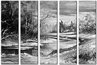 Tableau  5 panneaux