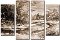 Tableau  4 panneaux