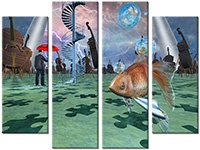 Tableau  4 panneaux