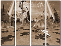 Tableau  4 panneaux