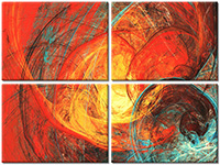 Tableau  4 panneaux