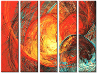 Tableau  5 panneaux