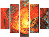 Tableau  5 panneaux