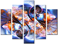 Tableau  5 panneaux