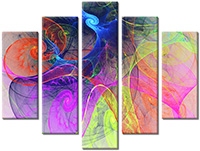 Tableau  5 panneaux
