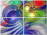 Tableau  4 panneaux