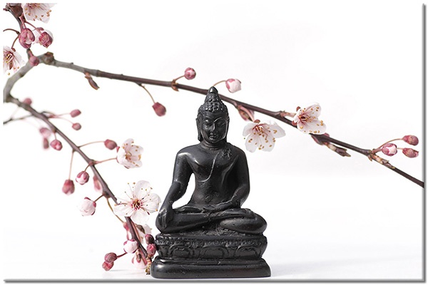 tableau sur toile, blanc, feng-shui-zen, gris, noir