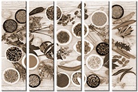 Tableau  5 panneaux