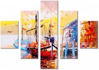 Tableau  5 panneaux