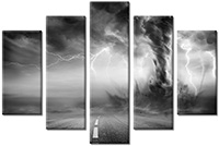 Tableau  5 panneaux
