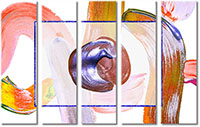 Tableau  5 panneaux
