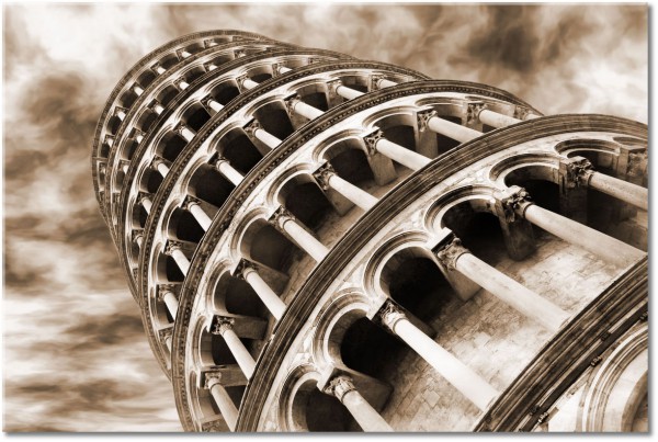 tableau sur toile, gris, italie, paysages, paysages-urbains-ruraux, pise, sepia, tourisme, villes