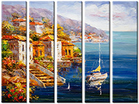 Tableau  5 panneaux