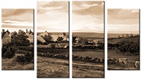 Tableau  4 panneaux