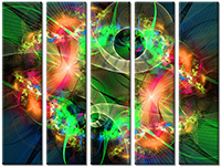 Tableau  5 panneaux