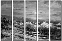 Tableau  5 panneaux