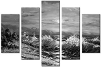 Tableau  5 panneaux