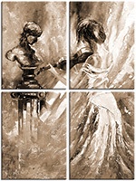 Tableau  4 panneaux
