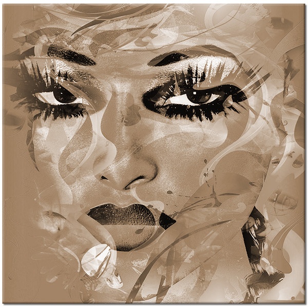 tableau sur toile, abstrait-fantaisie, art, art-contemporain, bars, beige, blanc, bleu, femmes, jaune, marron, multicolore, noir, orange, peintures, peintures-abstraites, peintures-personnages, portraits, rouge, vert, violet, yeux