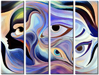 Tableau  4 panneaux