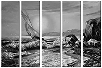 Tableau  5 panneaux