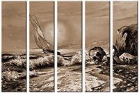 Tableau  5 panneaux