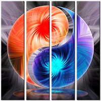 Tableau  4 panneaux